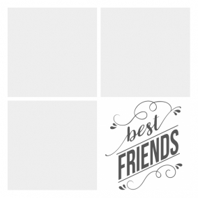 Best friend collage – XXL gift idea +250 FREE templates
