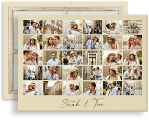 30 picture photo collage canvas