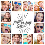 Birthday photo collage | 250 free templates