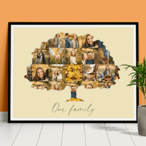 family collage tree frame