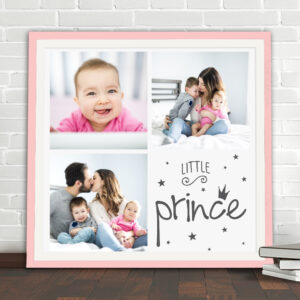 first birthday baby collage little prince