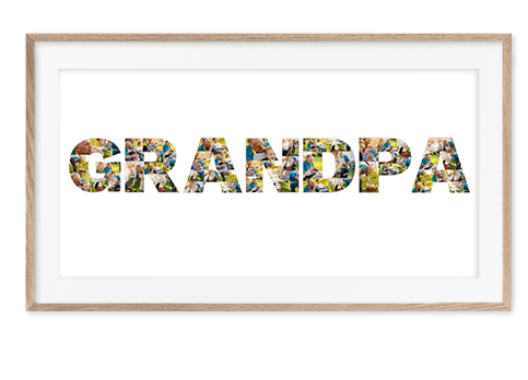 grandpa birthday gift collage white