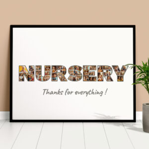 nursery preschool letter collage