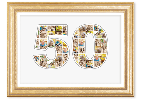 Digital File Wedding Gift Ten Years Anniversary Family Collage 10th Anniversary Collage Number 10 Photo Collage Gift for Husband Wife