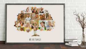 photo collage family tree