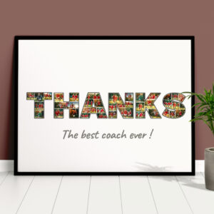 thank you gift coach letter collage