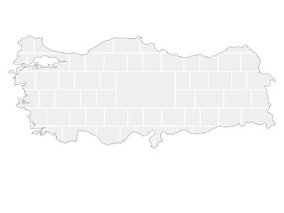 Collage Template in shape of a Türkiye-Map