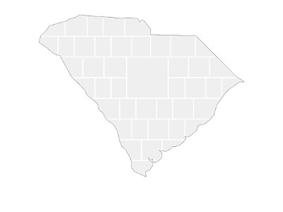 Collage Template in shape of a South Carolina-Map
