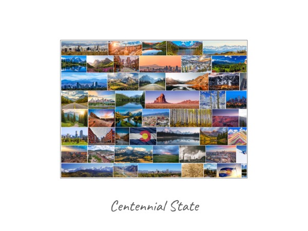 Colorado-Collage filled with own photos