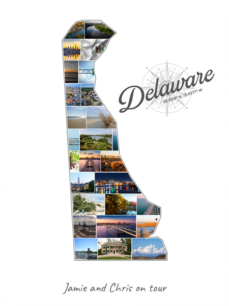 Delaware-Collage filled with own photos