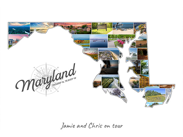 Maryland-Collage filled with own photos