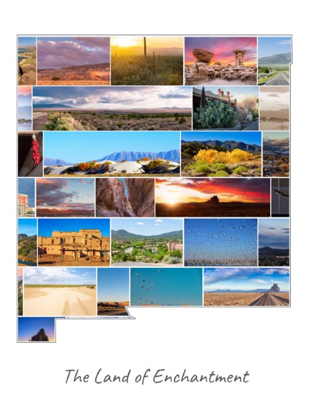 New Mexico-Collage filled with own photos