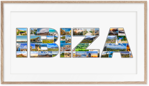A Ibiza-Collage is a wonderful travel memory