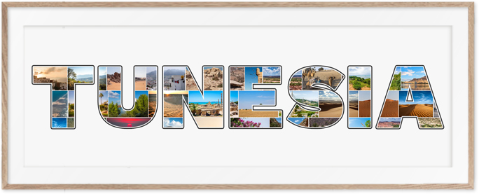 A Tunisia-Collage is a wonderful travel memory