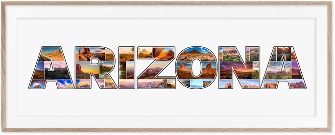 A Arizona-Collage is a wonderful travel memory