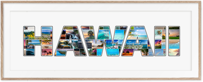 A Hawaii-Collage is a wonderful travel memory