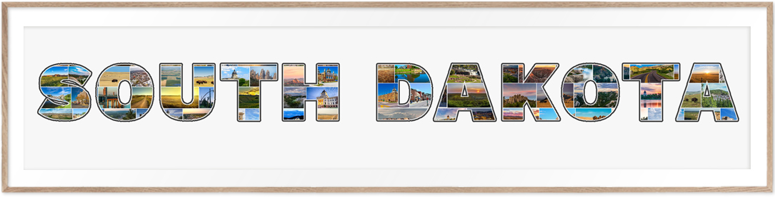 A South Dakota-Collage is a wonderful travel memory