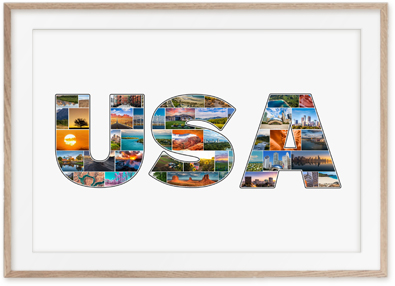 A USA-Collage is a wonderful travel memory