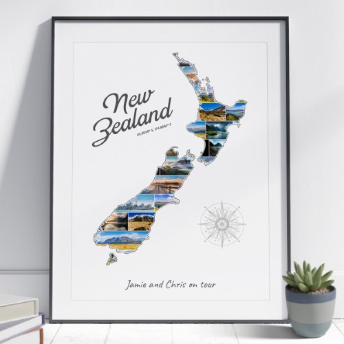 The New Zealand-Collage can be customised