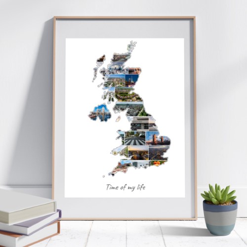 The Great Britain-Collage can be customised