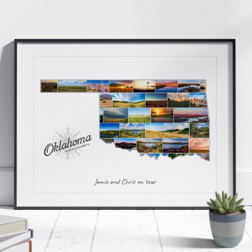 The Oklahoma-Collage can be customised
