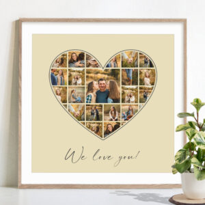 we love you collage fathers day